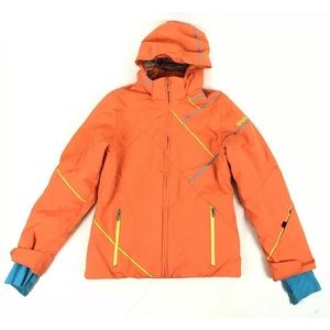 SPYDER POLYESTER SKI SNOWBOARD HOODED JACKET
